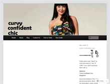 Tablet Screenshot of curvyconfidentchic.wordpress.com