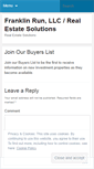Mobile Screenshot of franklinrun.wordpress.com