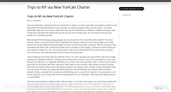 Desktop Screenshot of newyorkjetcharter.wordpress.com