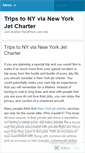 Mobile Screenshot of newyorkjetcharter.wordpress.com