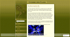 Desktop Screenshot of guerredesclans.wordpress.com