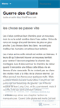 Mobile Screenshot of guerredesclans.wordpress.com