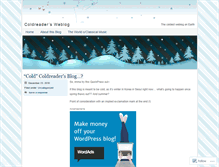 Tablet Screenshot of coldreader.wordpress.com