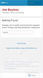 Mobile Screenshot of joebayless.wordpress.com