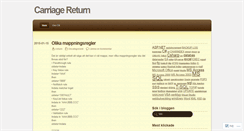 Desktop Screenshot of creturn.wordpress.com