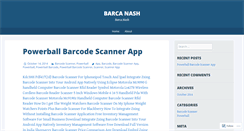 Desktop Screenshot of barcanash.wordpress.com