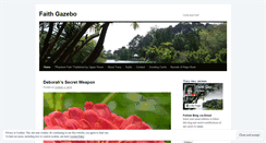 Desktop Screenshot of faithgazebo.wordpress.com