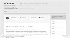 Desktop Screenshot of dictionaryofconceptsforholisticeducation.wordpress.com