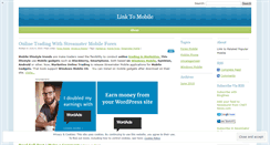 Desktop Screenshot of link2mobile.wordpress.com