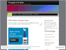 Tablet Screenshot of molesthoughts.wordpress.com