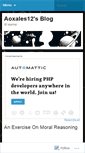 Mobile Screenshot of aoxales12.wordpress.com