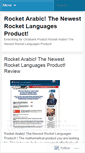Mobile Screenshot of blogrocketarabic.wordpress.com