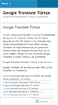 Mobile Screenshot of googletranslateturkce.wordpress.com