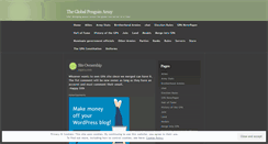 Desktop Screenshot of globalpenguinarmy.wordpress.com
