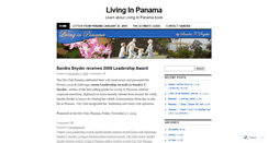 Desktop Screenshot of livinginpanama.wordpress.com