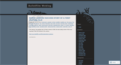 Desktop Screenshot of bulletfilm.wordpress.com