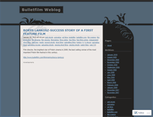 Tablet Screenshot of bulletfilm.wordpress.com