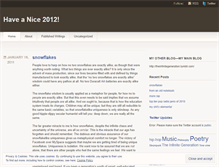 Tablet Screenshot of haveanice2012.wordpress.com