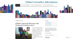 Desktop Screenshot of clairescreativeadventures.wordpress.com