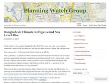 Tablet Screenshot of planningwatch.wordpress.com