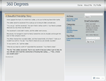 Tablet Screenshot of 360degreez.wordpress.com