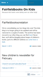 Mobile Screenshot of fairfieldbooksonkids.wordpress.com