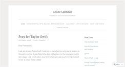Desktop Screenshot of celinegabrielle.wordpress.com