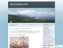 Tablet Screenshot of beachcruisers.wordpress.com