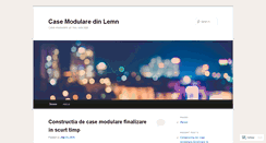 Desktop Screenshot of casemodularelemn.wordpress.com