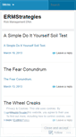 Mobile Screenshot of ermstrategies.wordpress.com
