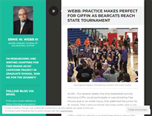 Tablet Screenshot of erniewebbiii.wordpress.com