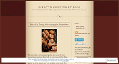 Desktop Screenshot of directmarketingrx.wordpress.com