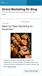 Mobile Screenshot of directmarketingrx.wordpress.com