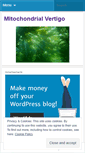 Mobile Screenshot of mitochondrialvertigo.wordpress.com