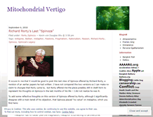 Tablet Screenshot of mitochondrialvertigo.wordpress.com