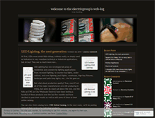 Tablet Screenshot of electricgroup.wordpress.com