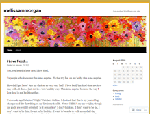 Tablet Screenshot of melissammorgan.wordpress.com