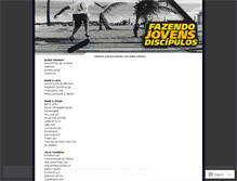Tablet Screenshot of fazendojovensdiscipulos.wordpress.com