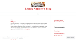 Desktop Screenshot of leszeknarloch.wordpress.com