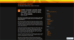 Desktop Screenshot of ampheadmusic.wordpress.com