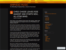 Tablet Screenshot of ampheadmusic.wordpress.com