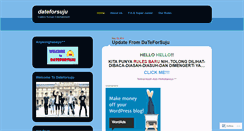 Desktop Screenshot of dateforsuju.wordpress.com