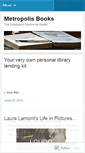 Mobile Screenshot of metropolisbooksla.wordpress.com