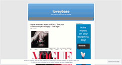 Desktop Screenshot of loveybase.wordpress.com