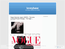 Tablet Screenshot of loveybase.wordpress.com