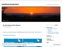 Tablet Screenshot of intuitiveconnection.wordpress.com