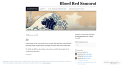 Desktop Screenshot of bloodredsamurai.wordpress.com