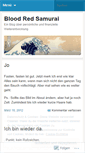 Mobile Screenshot of bloodredsamurai.wordpress.com