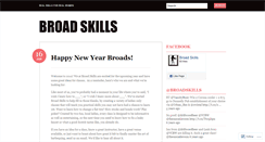 Desktop Screenshot of broadskills.wordpress.com