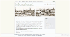 Desktop Screenshot of canoxfordbeimproved.wordpress.com